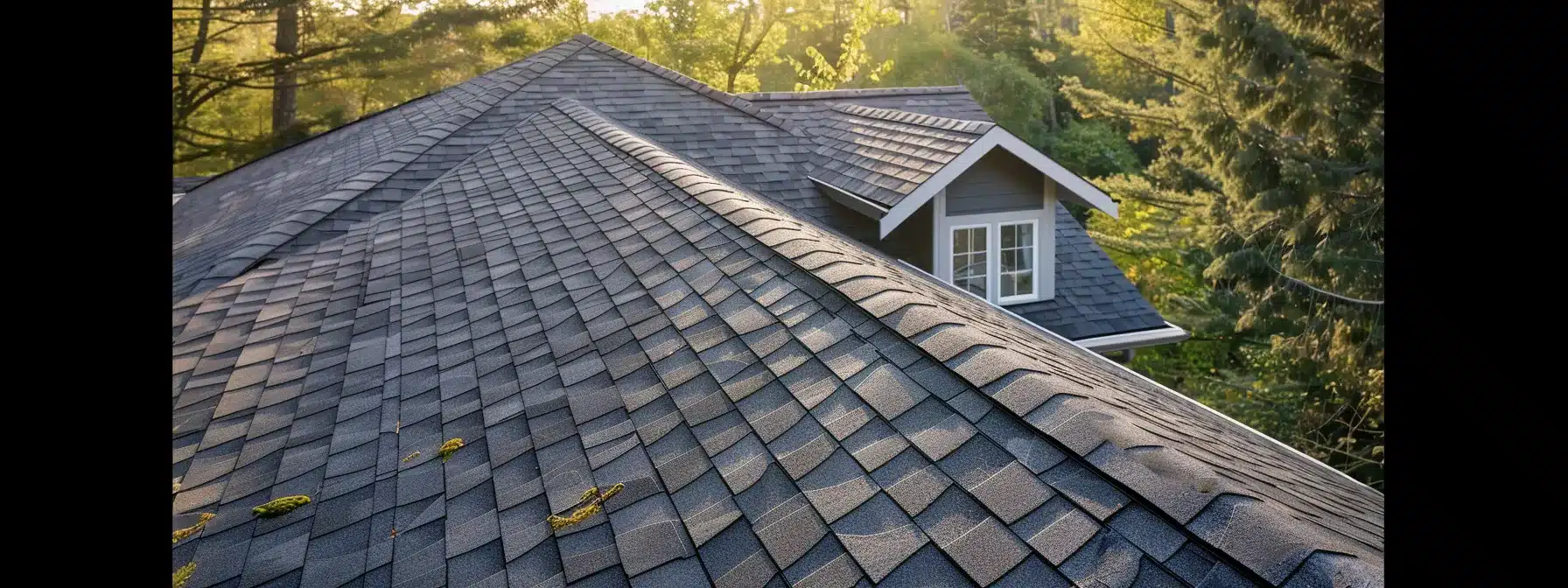 a high-end, elegant roof with a sleek design and durable finish, showcasing the reliability of certainteed's 50-year warranty.